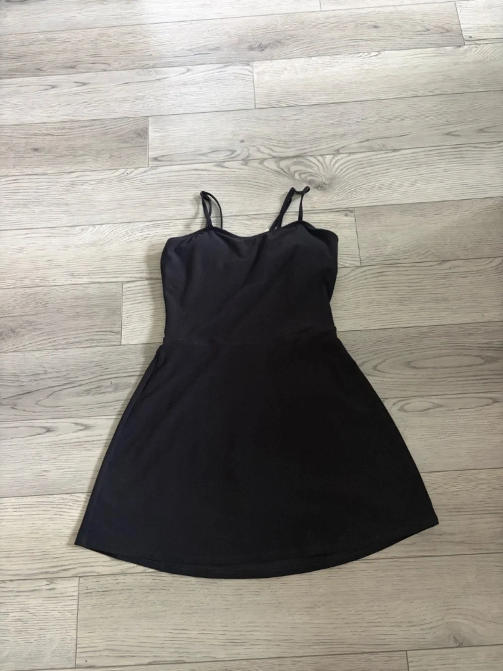 Alo Yoga Alosoft Courtside Tennis Exercise Skort Dress, Black, Small